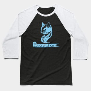 Cat Craft Co - Regal Blue Cat Baseball T-Shirt